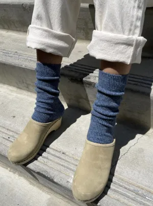 Le Bon Shoppe Snow Socks-Denim