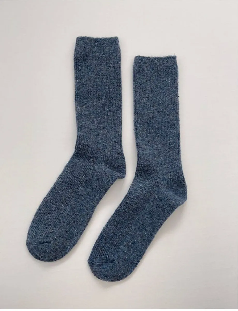 Le Bon Shoppe Snow Socks-Denim