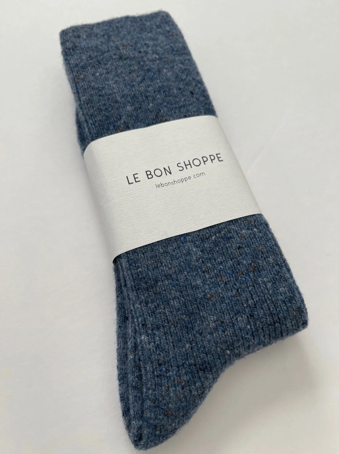 Le Bon Shoppe Snow Socks-Denim