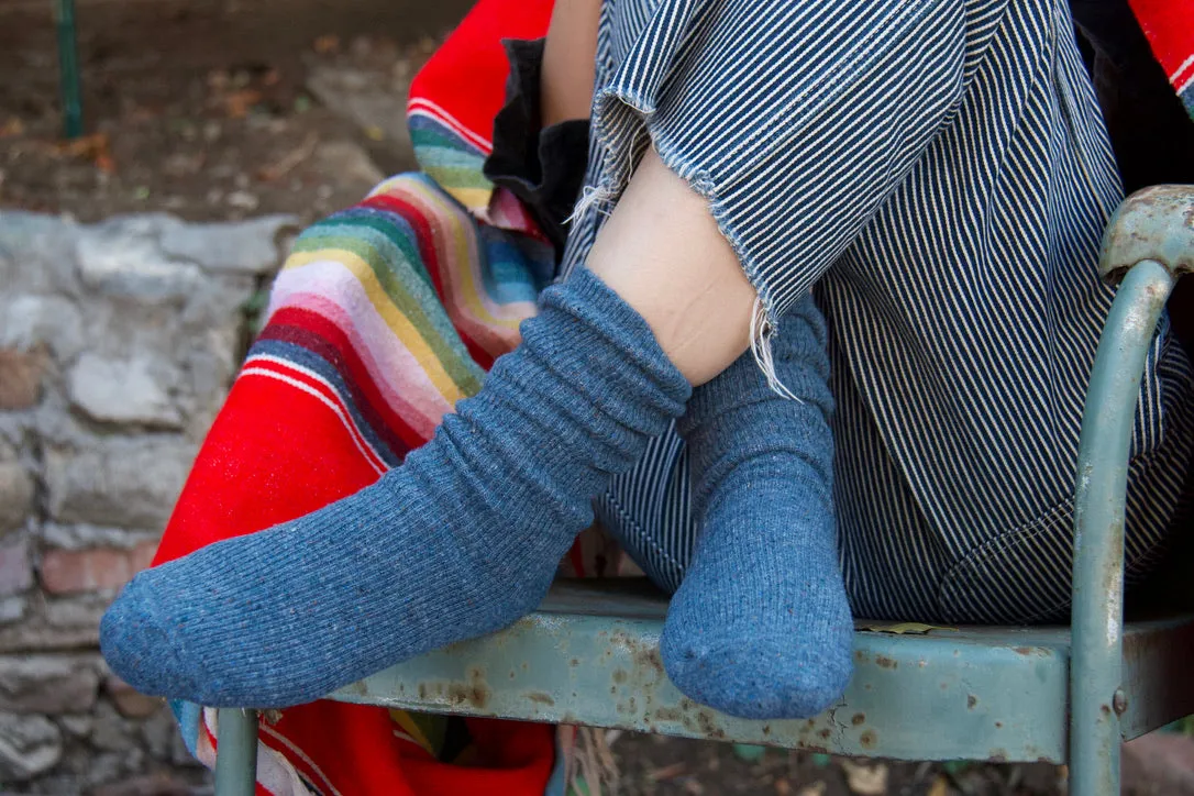 Le Bon Shoppe Snow Socks-Denim