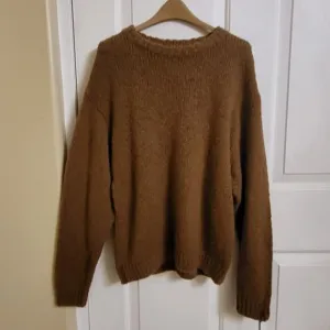 Lewit Sweater Size SMALL Alpaca Wool Crew Neck Chunky Knit Pullover RUST NWT