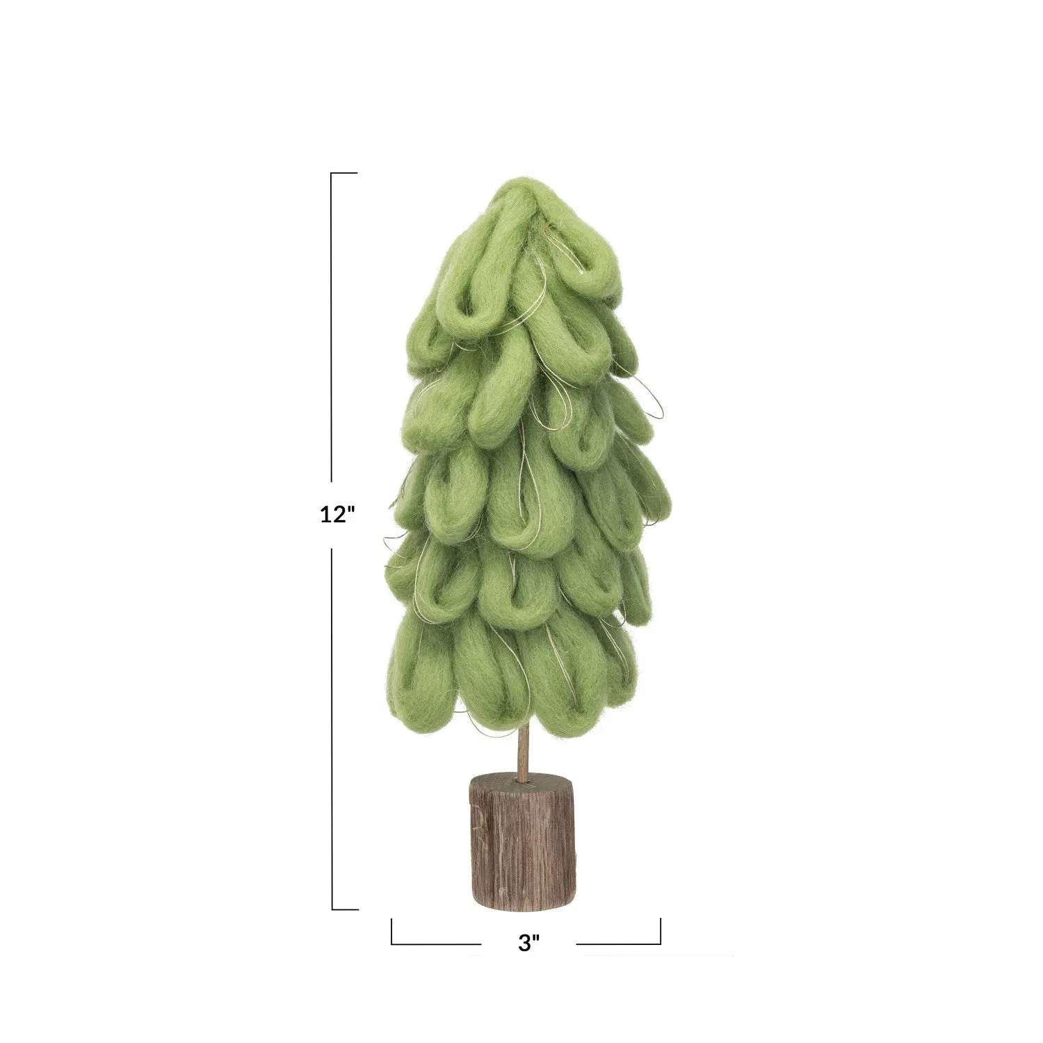 Light Green Wool Tree