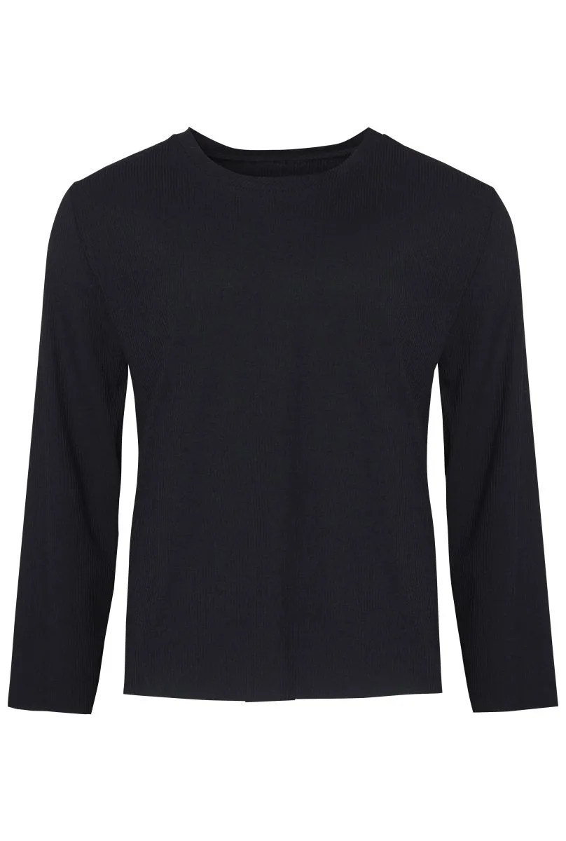 Light Jersey Top : Black