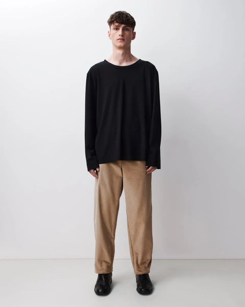 Light Jersey Top : Black