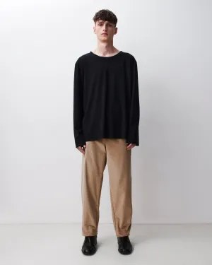 Light Jersey Top : Black