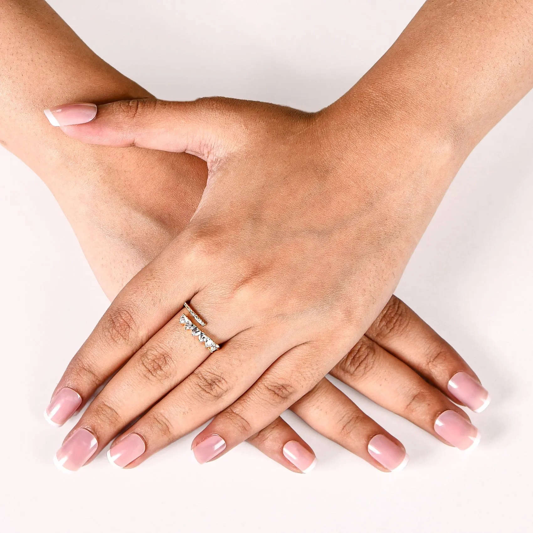 Lovestruck Bypass Gold Ring