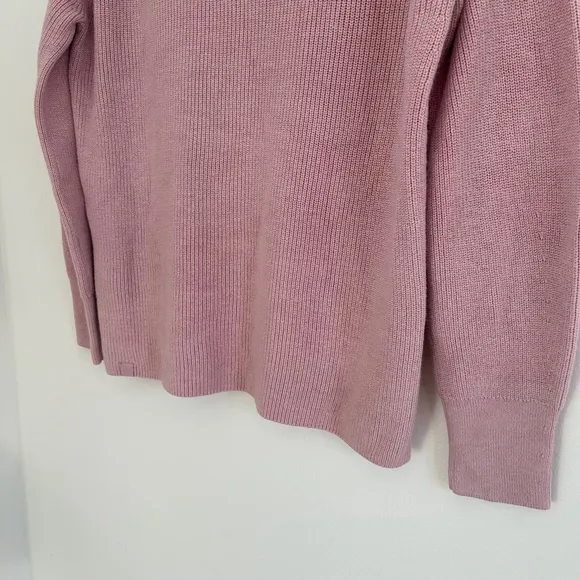 LULULEMON Merino Wool Blend Crew Neck Slouchy Sweater Pink Size 2