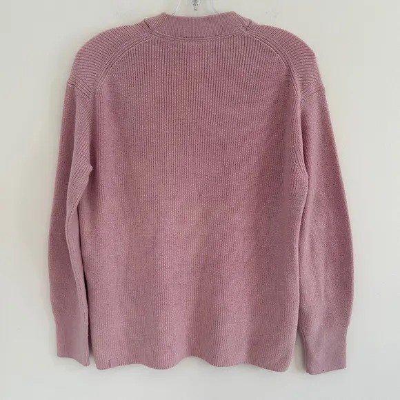 LULULEMON Merino Wool Blend Crew Neck Slouchy Sweater Pink Size 2