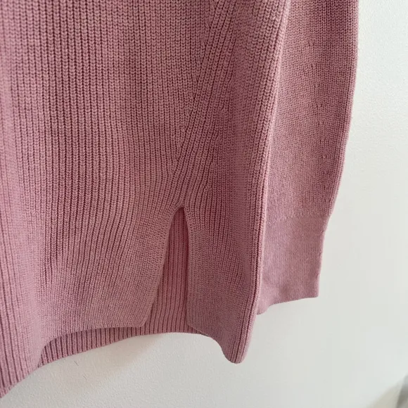LULULEMON Merino Wool Blend Crew Neck Slouchy Sweater Pink Size 2