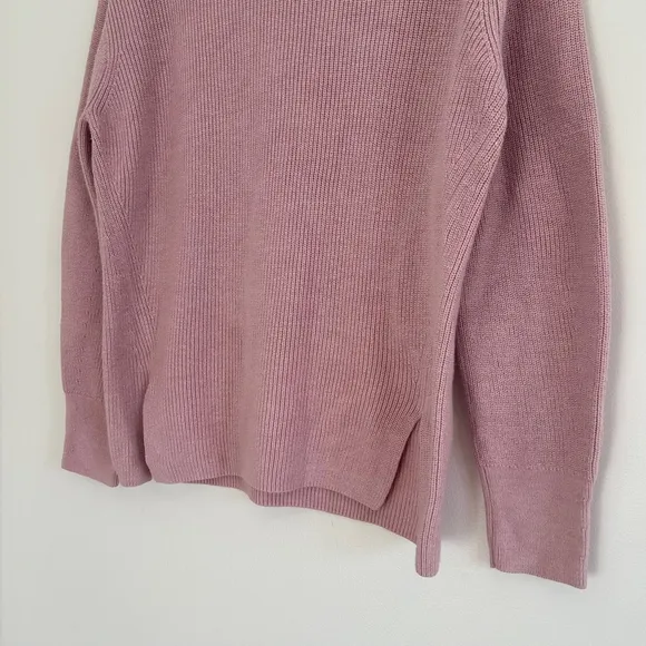 LULULEMON Merino Wool Blend Crew Neck Slouchy Sweater Pink Size 2