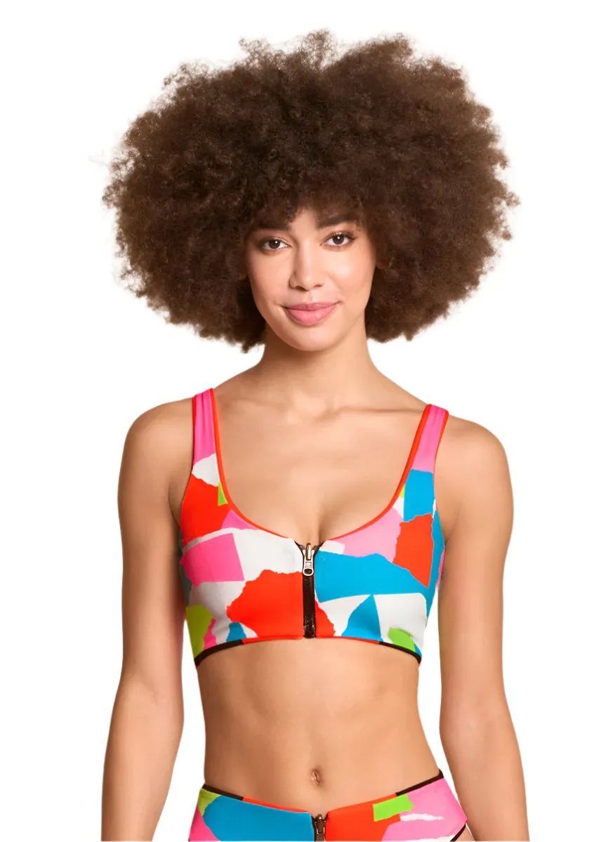 Maaji Fire Ninna Sporty Bralette Bikini Top