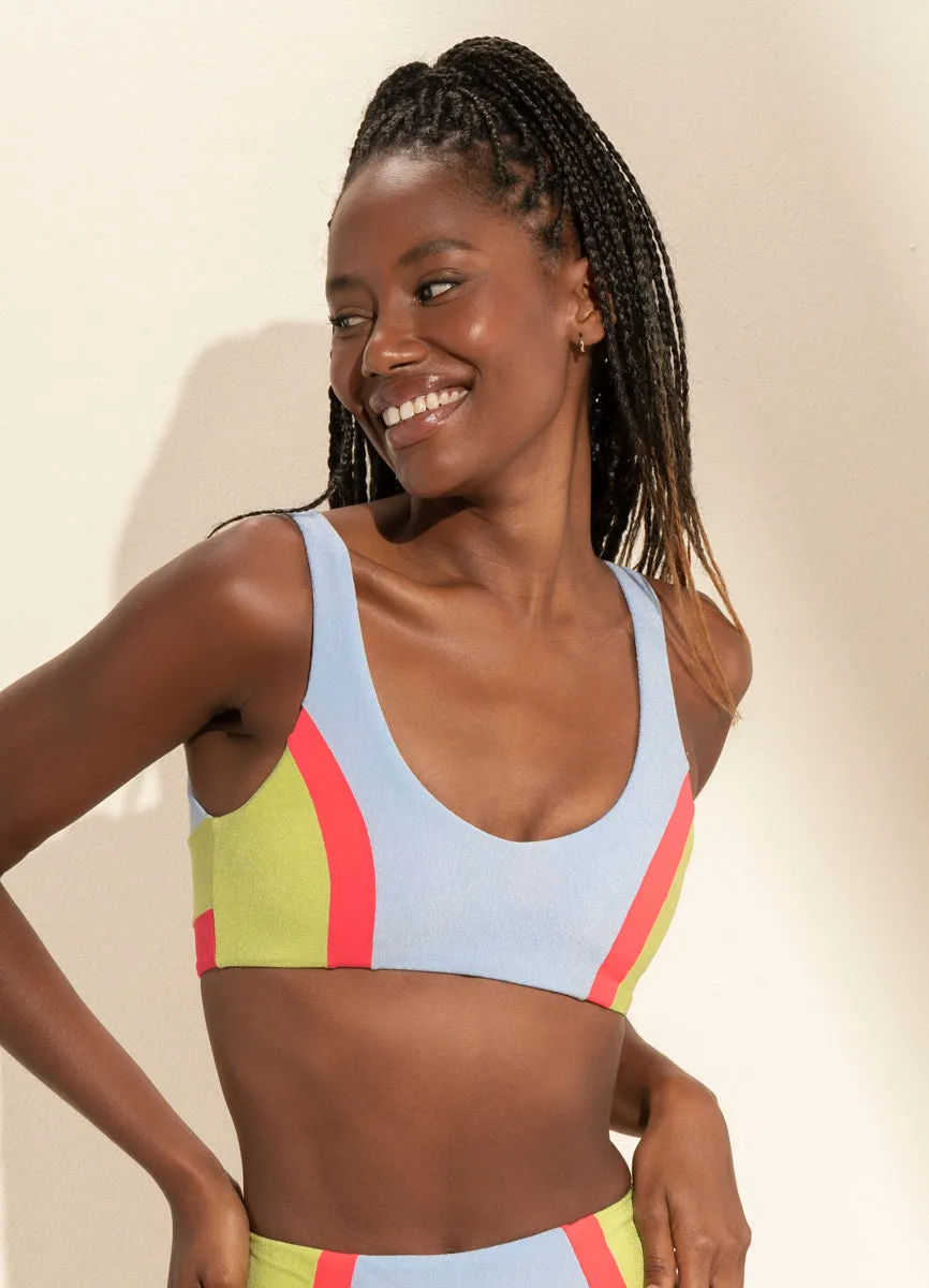 Maaji Serenity Lavender Shay Sporty Bralette Bikini Top