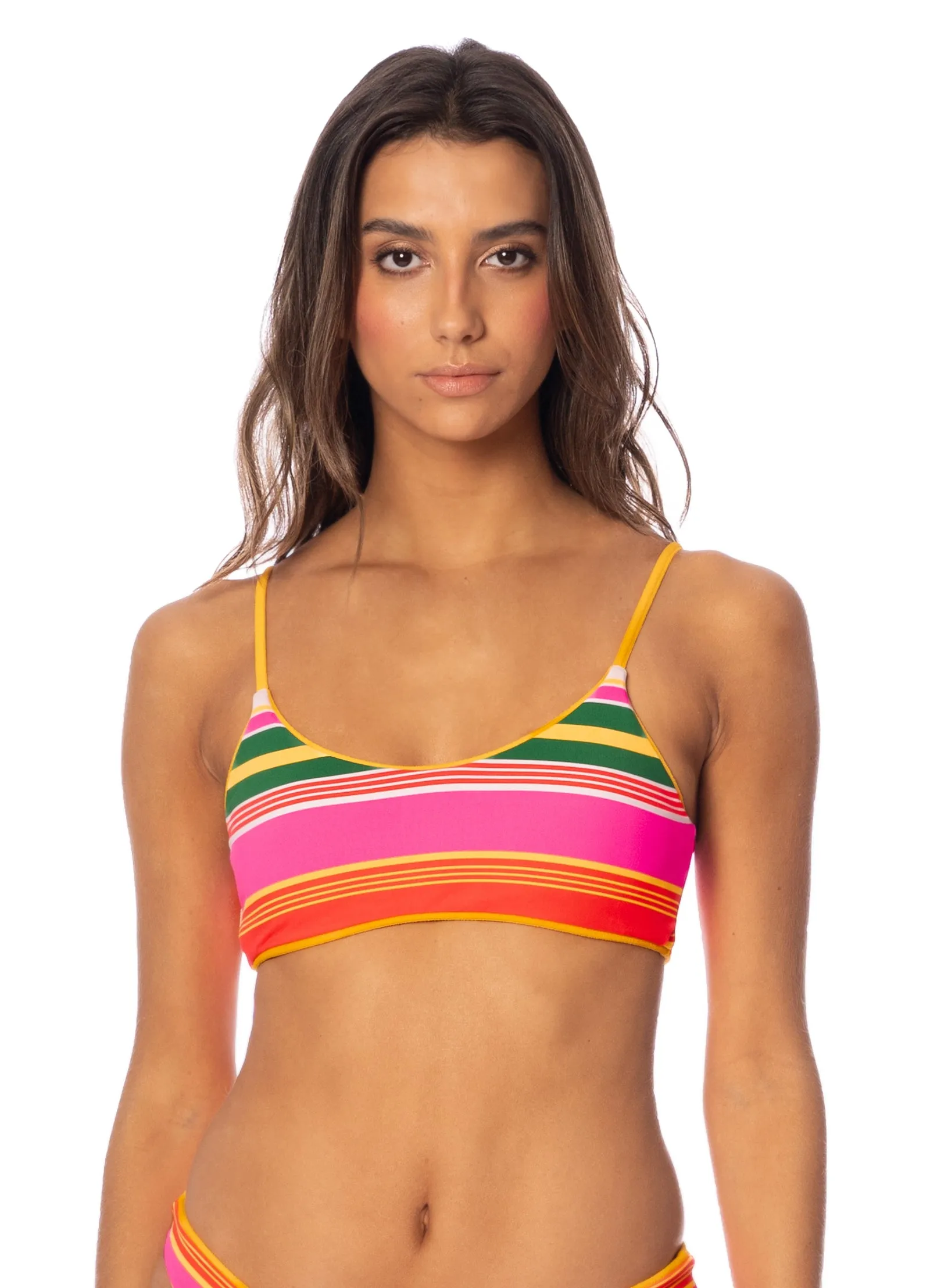 Maaji Sunset Gold Lanai Reversible Bikini Top