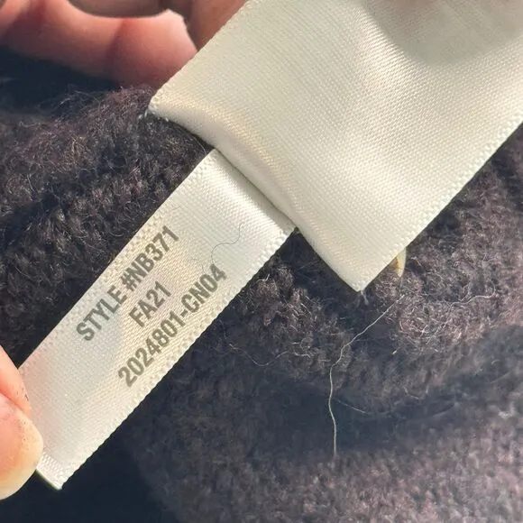 Madewell Wilmington Hooded Sweater Oversized Wool Alpaca Sweatshirt medium