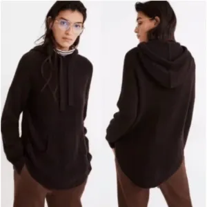 Madewell Wilmington Hooded Sweater Oversized Wool Alpaca Sweatshirt medium