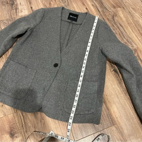 Madewell Wool Carrington Blazer Jacket