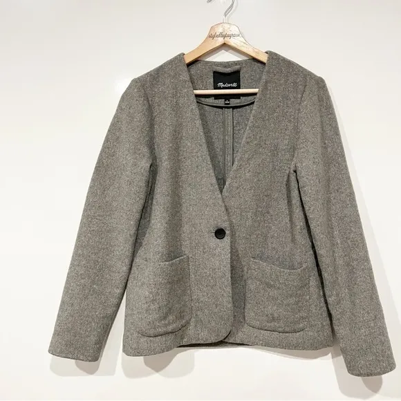 Madewell Wool Carrington Blazer Jacket