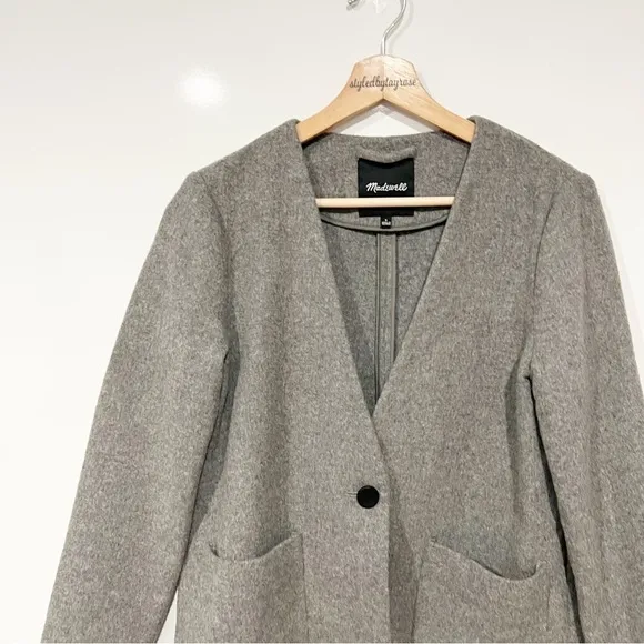 Madewell Wool Carrington Blazer Jacket