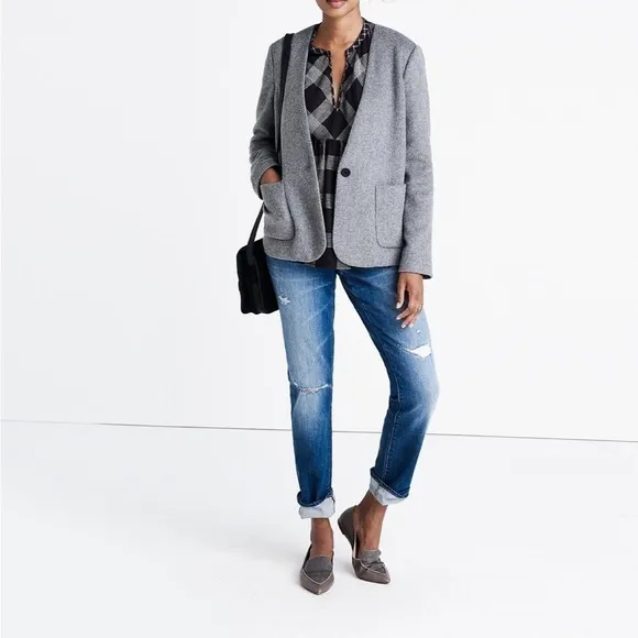 Madewell Wool Carrington Blazer Jacket