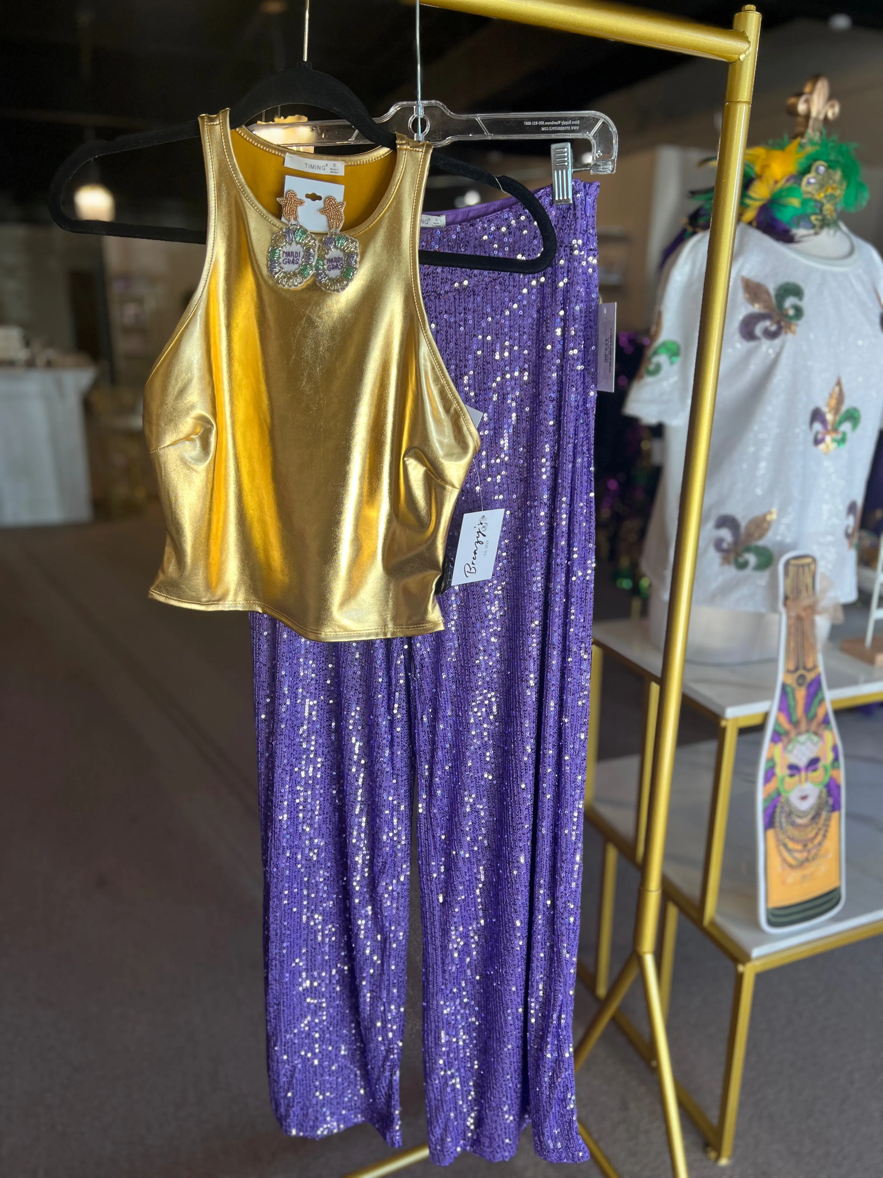 Mardi Gras Goddess Top