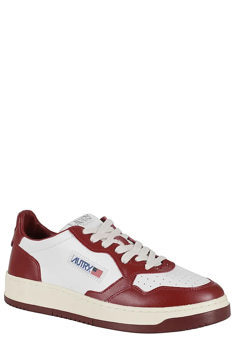 Medalist Low Sneakers With Contrasting Inserts