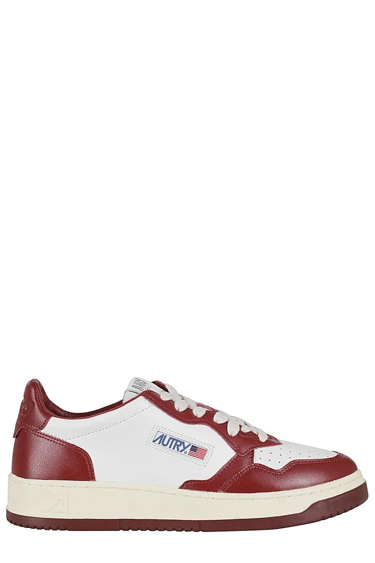 Medalist Low Sneakers With Contrasting Inserts