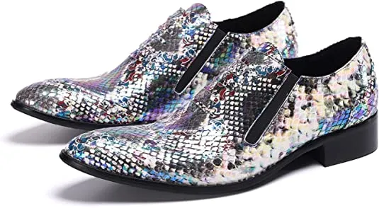 Men's Dress Colorful Western Loafers