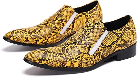 Men's Dress Colorful Western Loafers