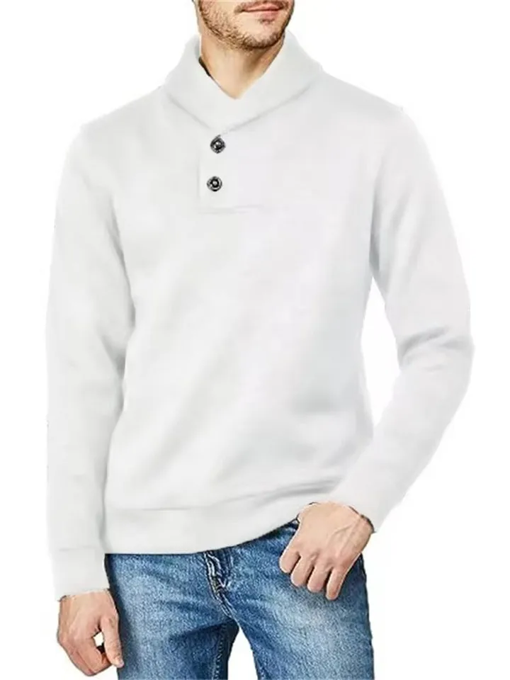 Men's Stylish Button Shawl Collar Knitting Sweaters