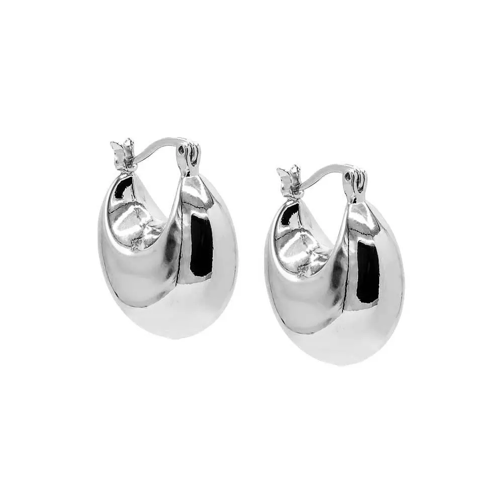 Mini Chunky Graduated Hoop Earring