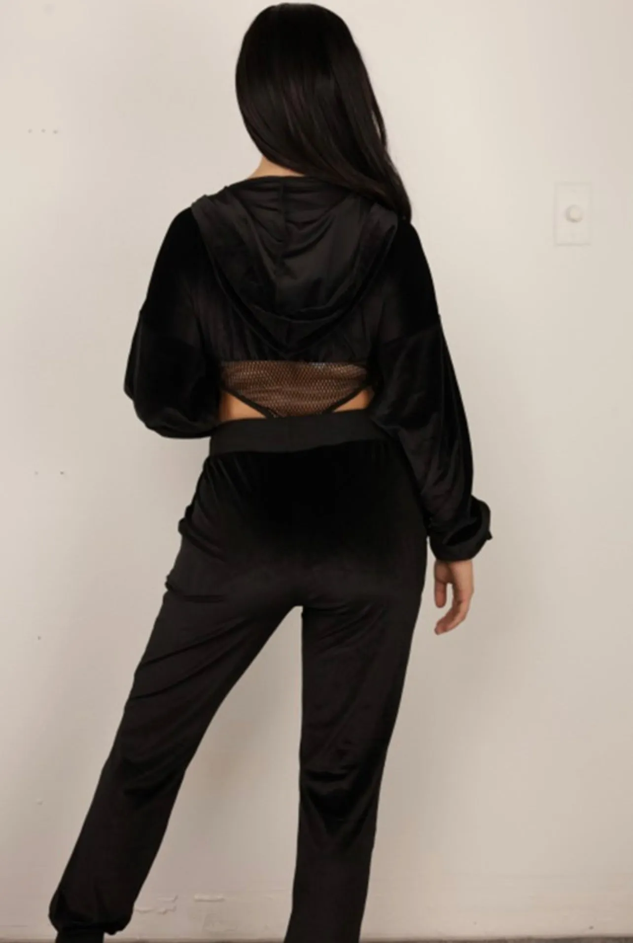 Natalia Baddie Velour Set