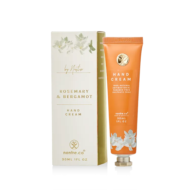 Natural Hand Cream 30ml, Bergamot & Rosemary