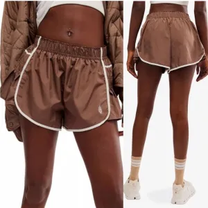 NEW Free People Easy Tiger Side Pleat Shorts Size Large
