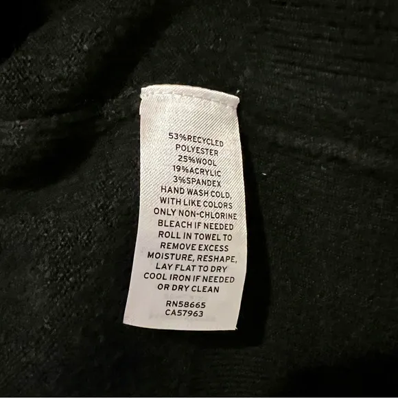Nordstrom Everyday Long Open Front Belted Cardigan in Black (XXL)