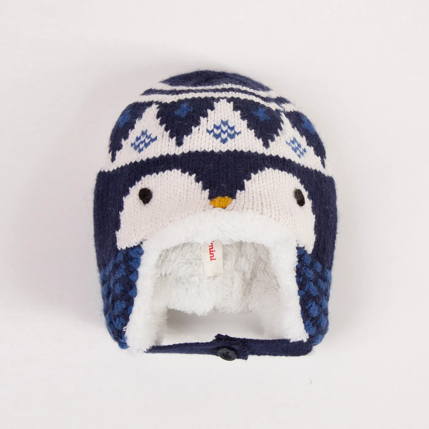 Padded Jacquard Knit Hat