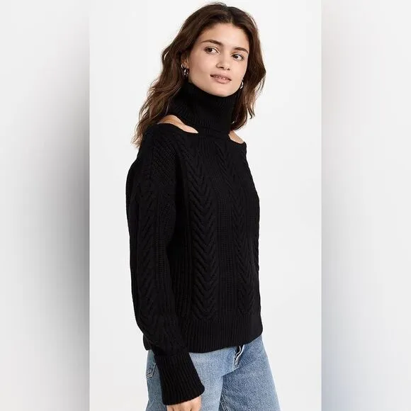 Paige Lorilee Cut Out Sweater Small