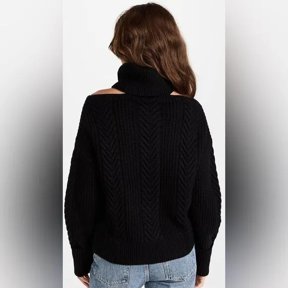 Paige Lorilee Cut Out Sweater Small