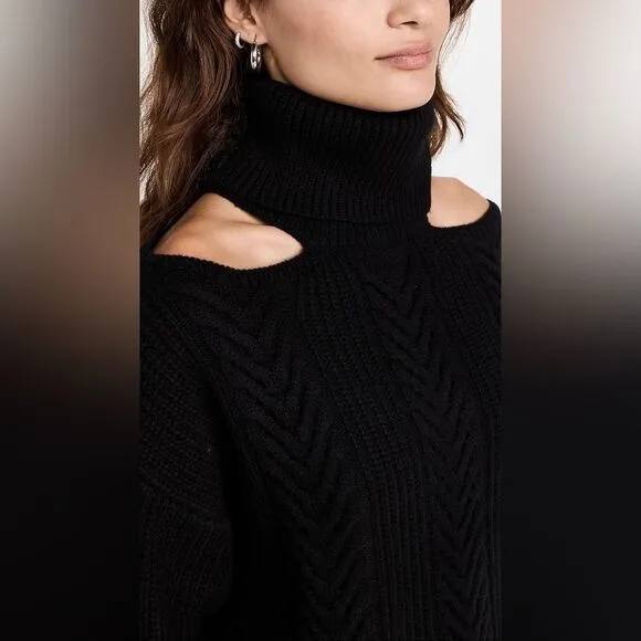 Paige Lorilee Cut Out Sweater Small