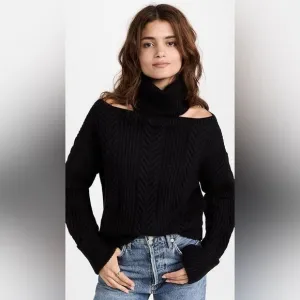 Paige Lorilee Cut Out Sweater Small