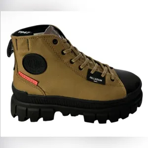 PALLADIUM Revolt Hi TX Womens’s Size 7 EU 38 Olive New Box Girlhoodcore Gorpcore