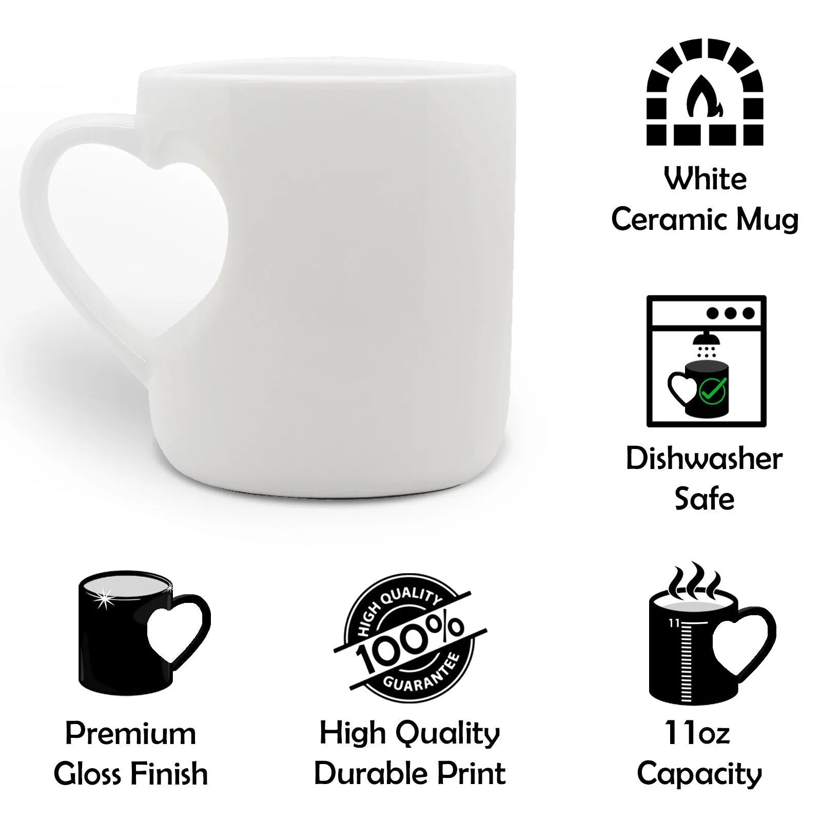 Personalised Mug with Stylish Text and Robin