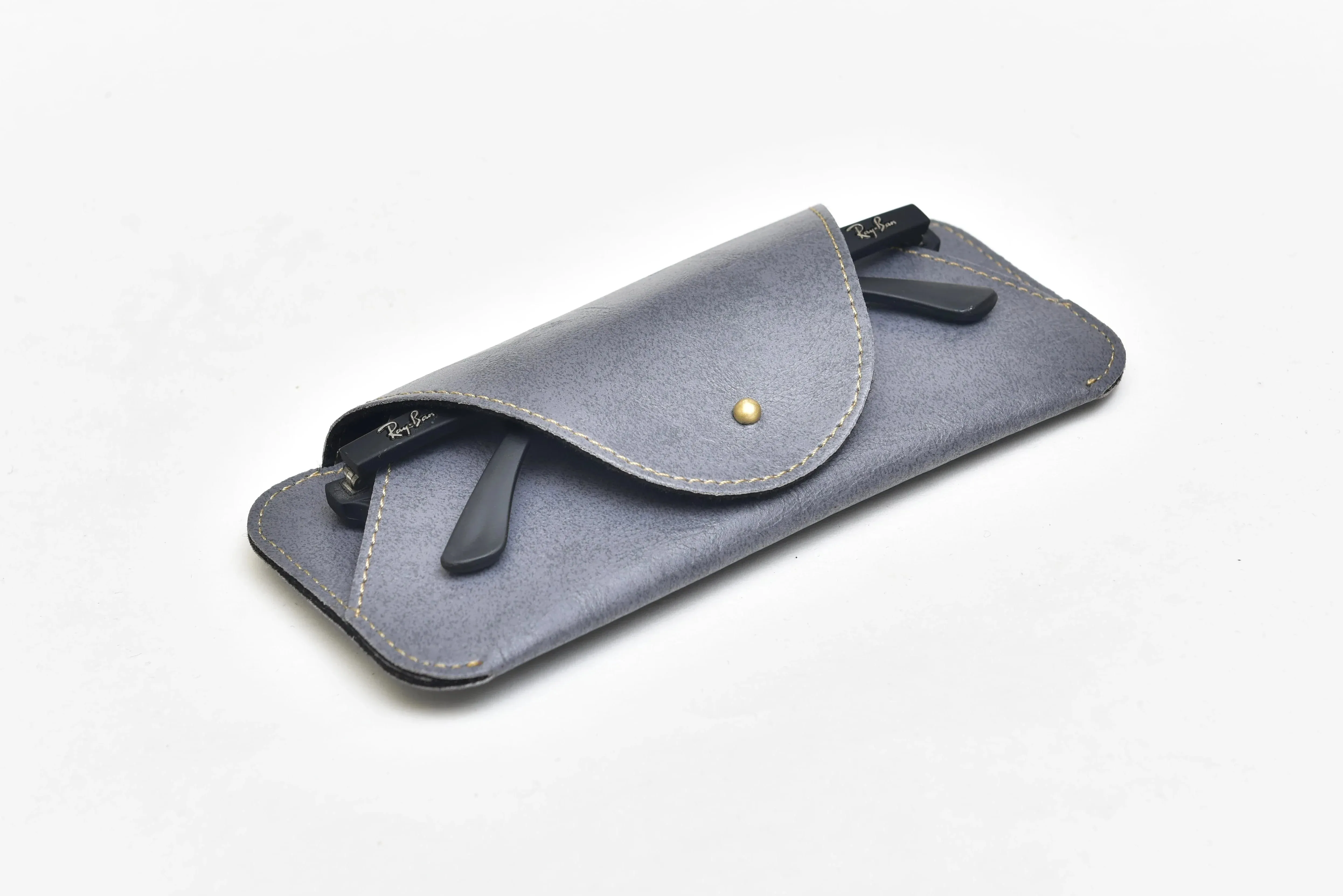 Personalized Stylish Eyewear Case - Grey