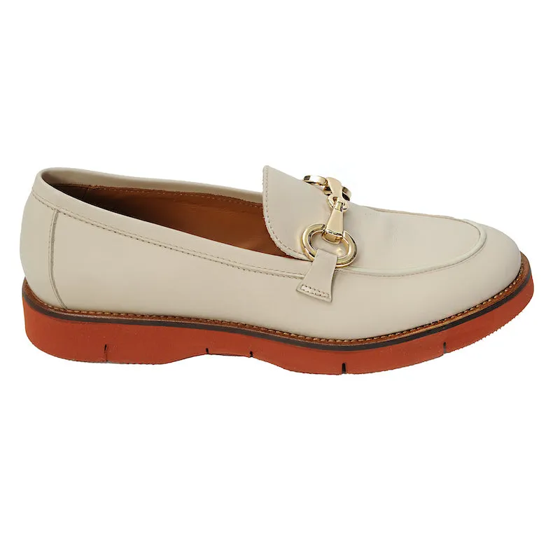 Prima Ballerina - Loafer Vitello Creme