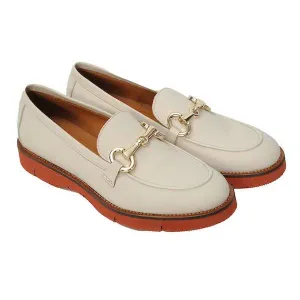 Prima Ballerina - Loafer Vitello Creme