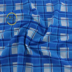 Printed Fannel Fabric Blue 110cm