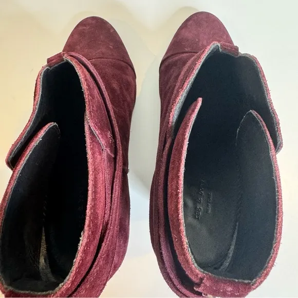 Rag &amp; Bone Harrow Leather suede Booties