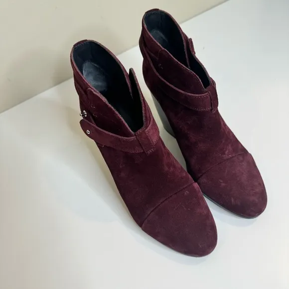 Rag &amp; Bone Harrow Leather suede Booties