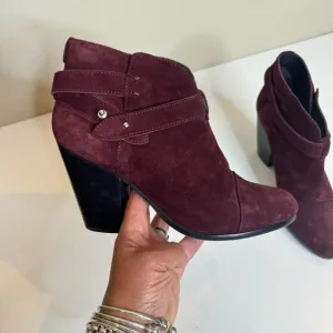 Rag &amp; Bone Harrow Leather suede Booties