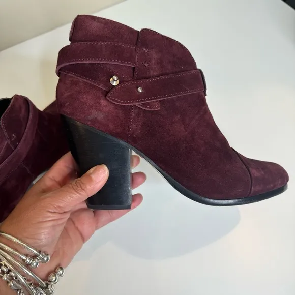 Rag &amp; Bone Harrow Leather suede Booties