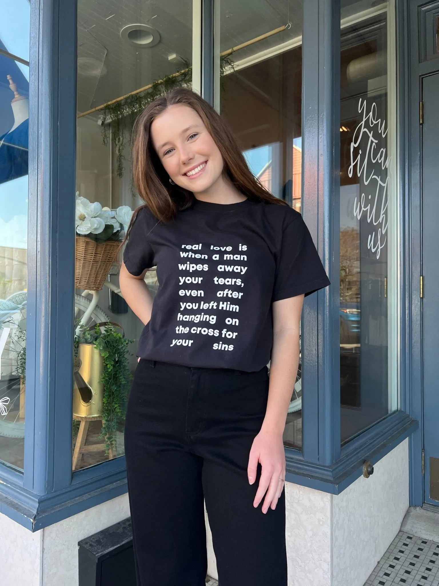 Real Love - Black & White Tee